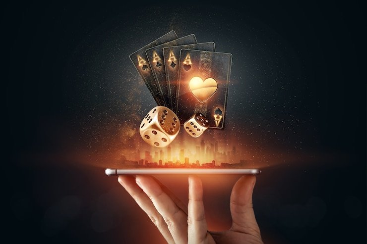 Studio live dealer winnipoker dengan setup kamera HD untuk permainan Lucky Neko